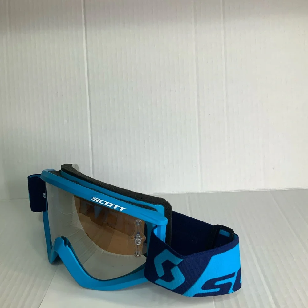 SCOTT Ski Goggles Blue Frame Adult Snowboard Winter Sports Eyewear - Picture 2 of 11